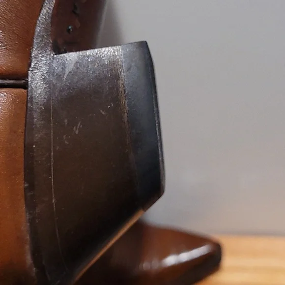 Women's Resistol Brown leather cowboy boots size 9 - Picture 5 of 15